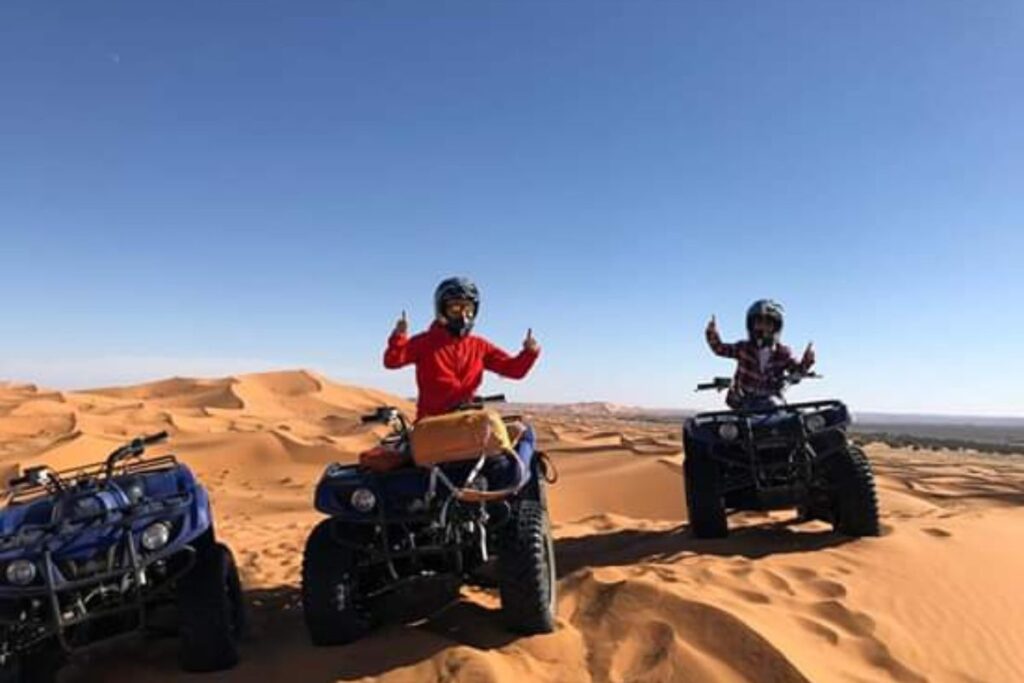 Sandoarding in Sahara Dunes